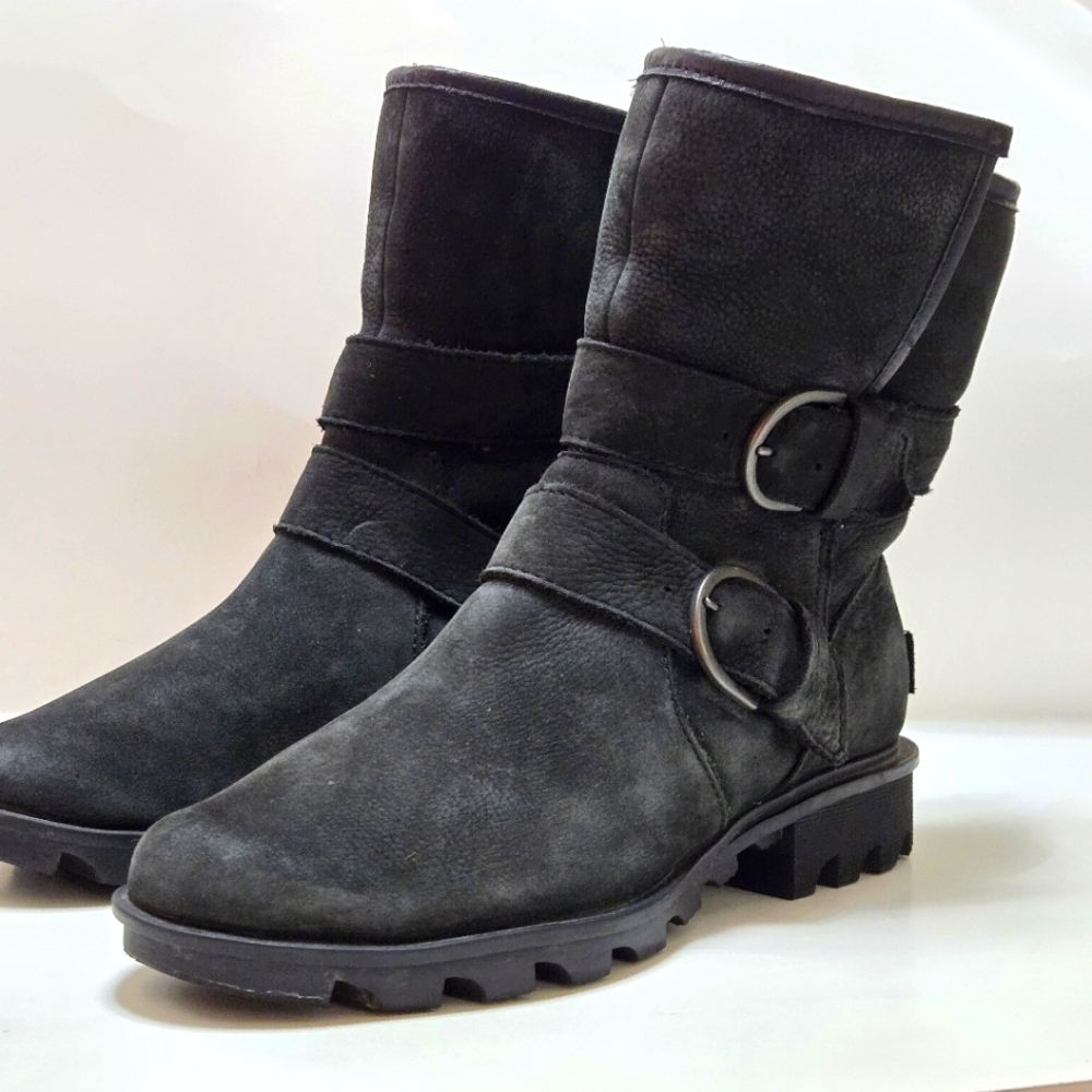 Sorel ‘Moto Cozy’, black boots, size 8 - Picture 4 of 8
